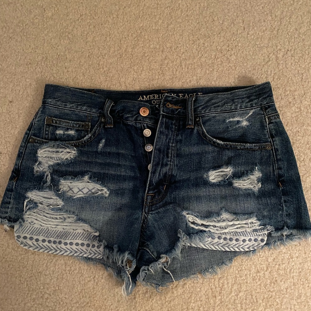 American eagle vintage high rise festival Jean shorts